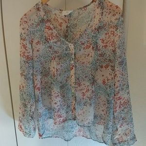 "Pins and Needles" See Thru Blouse XS